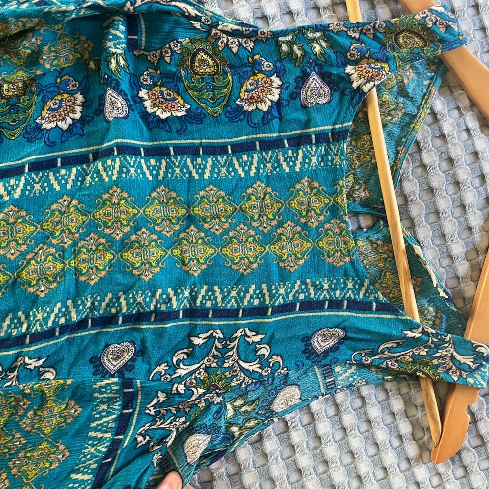 Blue Patterned Dress - Picture 4 of 6